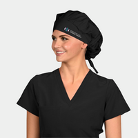Womens Poppy Bouffant Scrub Cap with AAS Logo