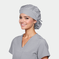 SOLID COLOR - Poppy Bouffant Scrub Caps