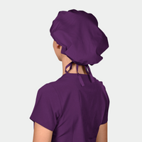 SOLID COLOR - Poppy Bouffant Scrub Caps