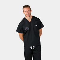 Men's David Scrubs with AAS Logo Embroidery