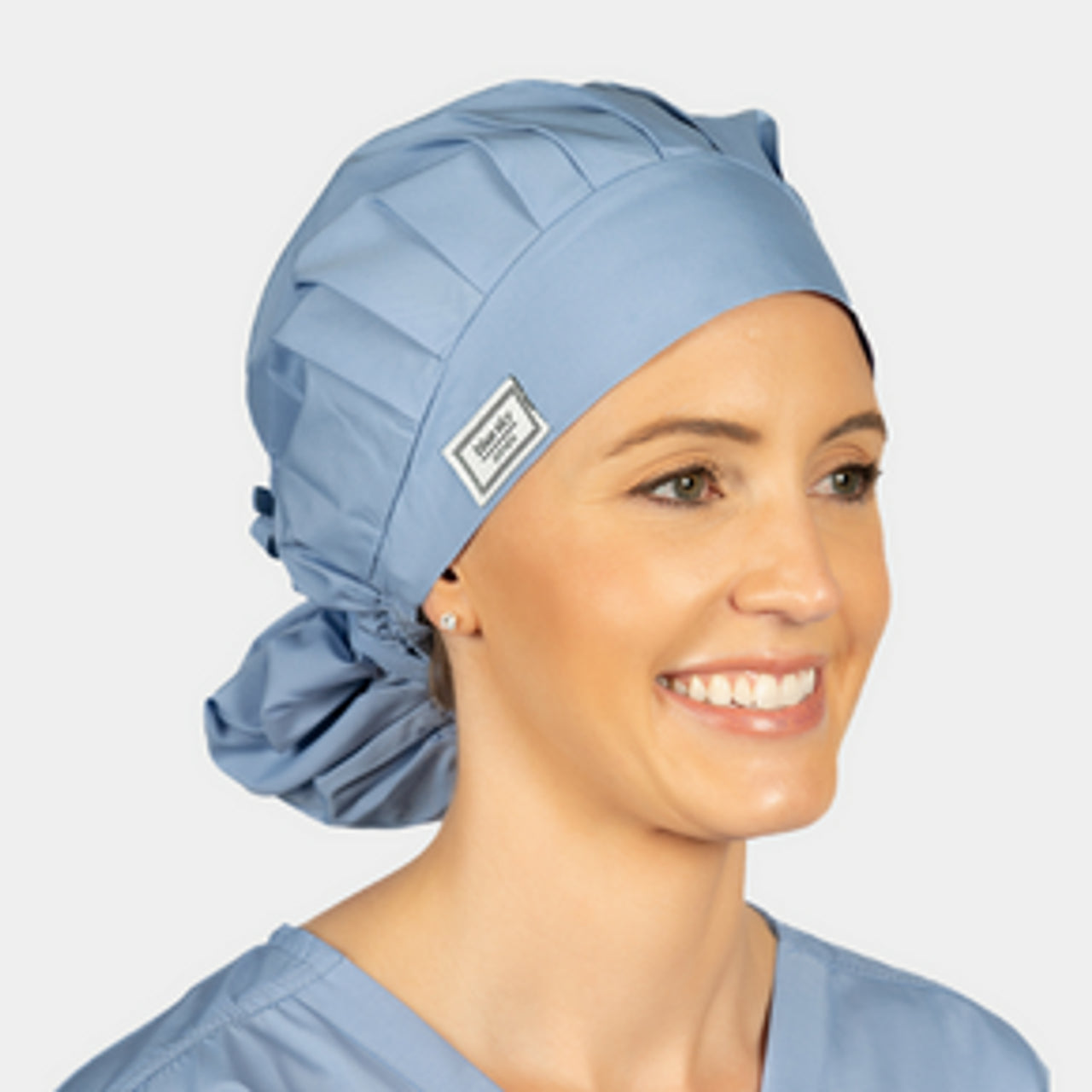 Solid Poppy Surgical Caps