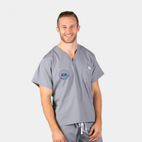 Men's David Scrubs with AAS Logo Embroidery