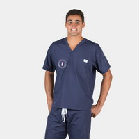 Men's David Scrubs with AAS Logo Embroidery