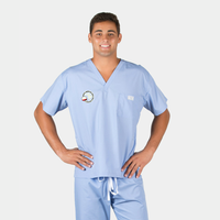 Men's David Scrub Top with NASBS Logo Embroidery