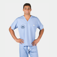 Men's David Scrubs with AAS Logo Embroidery