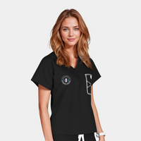 Shelby Classic Scrub Top with AAS Logo Embroidery