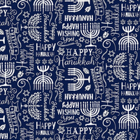 Happy Hanukkah - Pony Surgical Scrub Cap