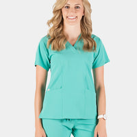 Piper Cargo 6-Pocket Scrub Top