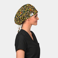 A-maize-ingly Sweet - Poppy Bouffant Surgical Scrub Hats