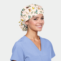Bloom & Chirp Poppy Bouffant Scrub Cap