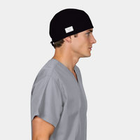 Black Men’s Scrub Hats – Classic, Comfortable Surgical Caps for Long Shifts