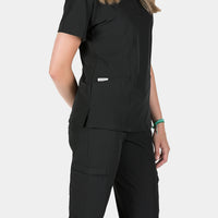 Piper Cargo 6-Pocket Scrub Top