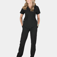 Piper Cargo 6-Pocket Scrub Top