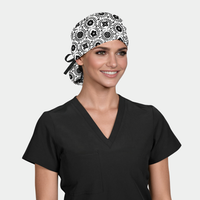 Ebony Blossoms Stellar Women's Scrub Hat