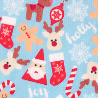 Blue Christmas - Compression Scrubs Socks