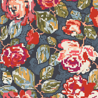 Scarlet's Courtyard Blooms - Pixie Scrub Cap