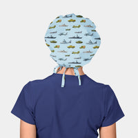 Operation Careforce Poppy Bouffant Women’s Scrub Hat