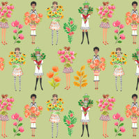 Floral Fashionistas - Poppy Bouffant Surgical Scrub Hats