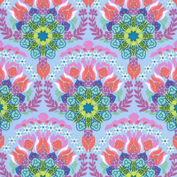 Carlisle Gardenscape - Poppy Bouffant Surgical Caps