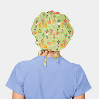 Floral Fashionistas - Poppy Bouffant Surgical Scrub Hats