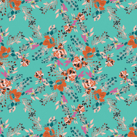 Citrus Kissed- Poppy Bouffant Scrub Caps