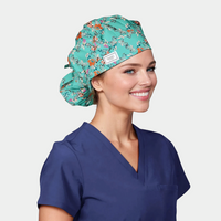 Citrus Kissed- Poppy Bouffant Scrub Caps