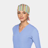 Cabana in Capri Ponytail Surgical Scrub Cap