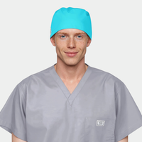 Turquoise Men’s Scrub Cap – Comfortable Surgical Cap for Healthcare Professionals