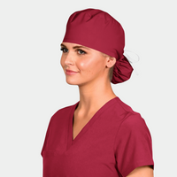 SOLID COLOR - Pony Scrub Caps