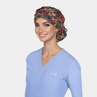 Butterfly Avenue Poppy Bouffant Surgical Women's Hat