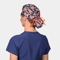 Heirloom Petals Ponytail Scrub Cap