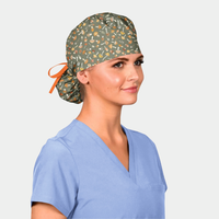 Olive Grove Ponytail Scrub Cap