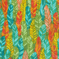 Exotic Plumage- Poppy Bouffant Surgical Hats