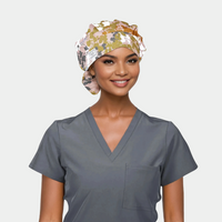 Field of Foliage - Poppy Scrubs Hat