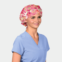 Coralie Poppy Bouffant Women's Surgical Scrub Hat