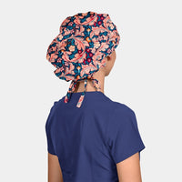Heirloom Petals Poppy Bouffant Scrub Cap