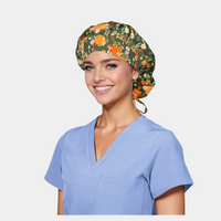 Forest Harvest - Poppy Bouffant Scrub Caps