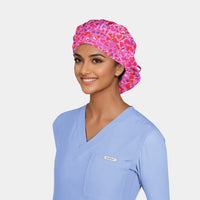 Galentines - Poppy Bouffant Surgical Scrub Hats