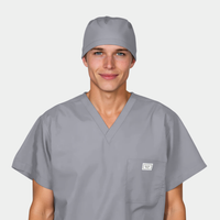 Slate Grey Men’s Scrub Cap – Comfortable, Professional Surgical Cap for Long Shifts