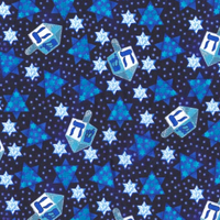 Hanukkah Dreidel- Pixie Scrub Hat