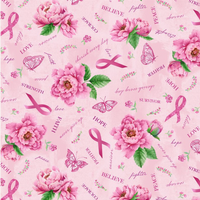 Hope in Bloom - Poppy Bouffant Medical Scrub Cap