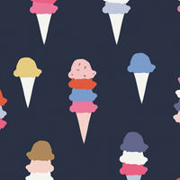 Ice Cream Social - Poppy Surgical Caps