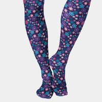 Icy Blooms - Compression Scrubs Socks