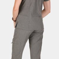 Piper Cargo 6-Pocket Scrub Top