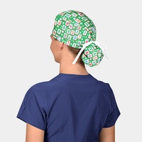 Crack, Bam, Dot Ponytail Surgical Cap