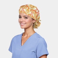 Melrose Avenue - Poppy Bouffant Scrub Hat