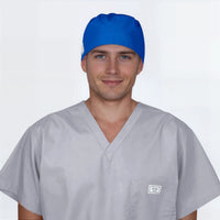 Royal Blue Men’s Scrub Cap – Surgical Cap for Long Shifts