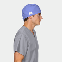 Calypso Blue Men’s Scrub Cap – Comfortable, Professional Surgical Cap for Long Shifts
