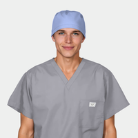Ceil Blue Men’s Scrub Cap – Lightweight Surgical Cap for Healthcare Professionals