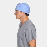 Ceil Blue Men’s Scrub Cap – Lightweight Surgical Cap for Healthcare Professionals